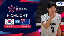 Korea 3-2 Australia | 2026 AVC Men's Continental Highlights | Moji