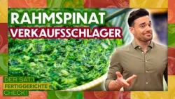 How is creamed spinach actually made? | Sat.1 Ready-Meal Check
