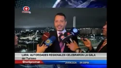 Lara: autoridades regionales celebraron la Gala de Turismo