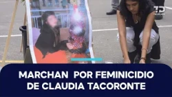 Protest held in Morelos to demand justice for the murder of Claudia Tacoronte