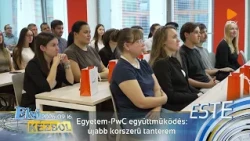 Egyetem-PwC együttműködés: újabb korszerű tanterem