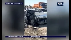 Two people killed in horrific car accident in Turkistan Region