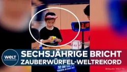 SHANGHAI: Six-year-old clocks 4.27 seconds and smashes Rubik's Cube world record twice!