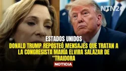 Donald Trump Reposts Messages Calling Congresswoman María Elvira Salazar a "Traitor"
