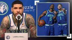 LaMelo Ball Talks Connection With Anthony Edwards, Team Chemistry & More at Timberwolves Media Day