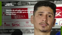 Marcou de pênalti, atacante Felipe Pará anotou um dos gols do River contra Picos