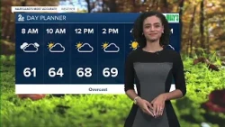 Maryland's Most Accurate: Rain lingers Monday morning