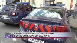 01 MAN CAUGHT WITH A KNIFE IN A BAIA MARE SHOPPING CENTER