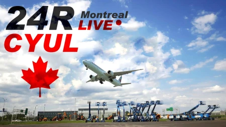 Montreal Trudeau Airport Runway 24R