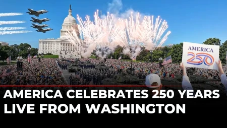 America 250 Parade in Washington, D.C.