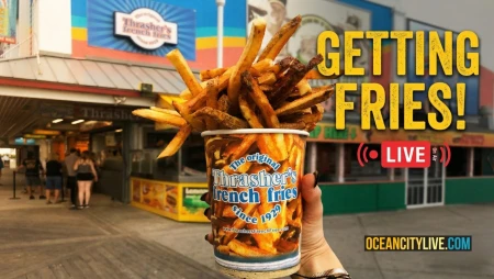 Ocean City Boardwalk - Thrasher's Fries