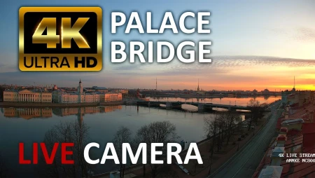 Saint Petersburg - Palace Bridge - Neva River