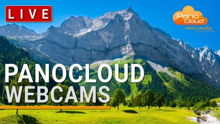 Weather Panorama from the Alps