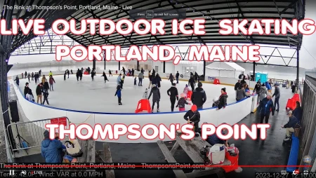 Portland - Thompson's Point Rink - Ice Skating