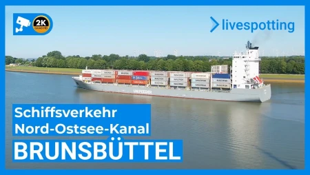 Brunsbüttel Kiel Canal Live Ship Traffic