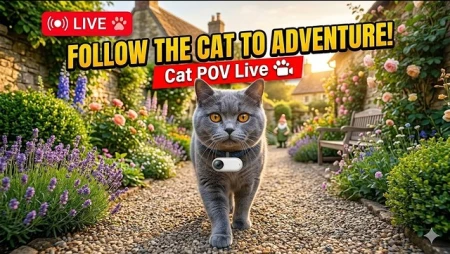 Cat POV : Outdoor Exploration Through a Cat's Eyes