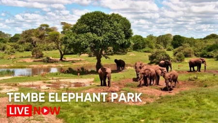 Tembe Elephant Park - Wildlife Waterhole
