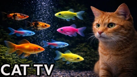 Cat TV Fish Tank - Aquarium for Cats